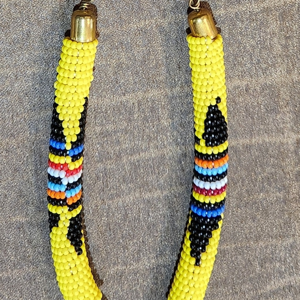 SOLD‼️ Colorful African Beaded Earrings